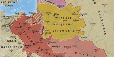 地図のグラン公国小リトアニア