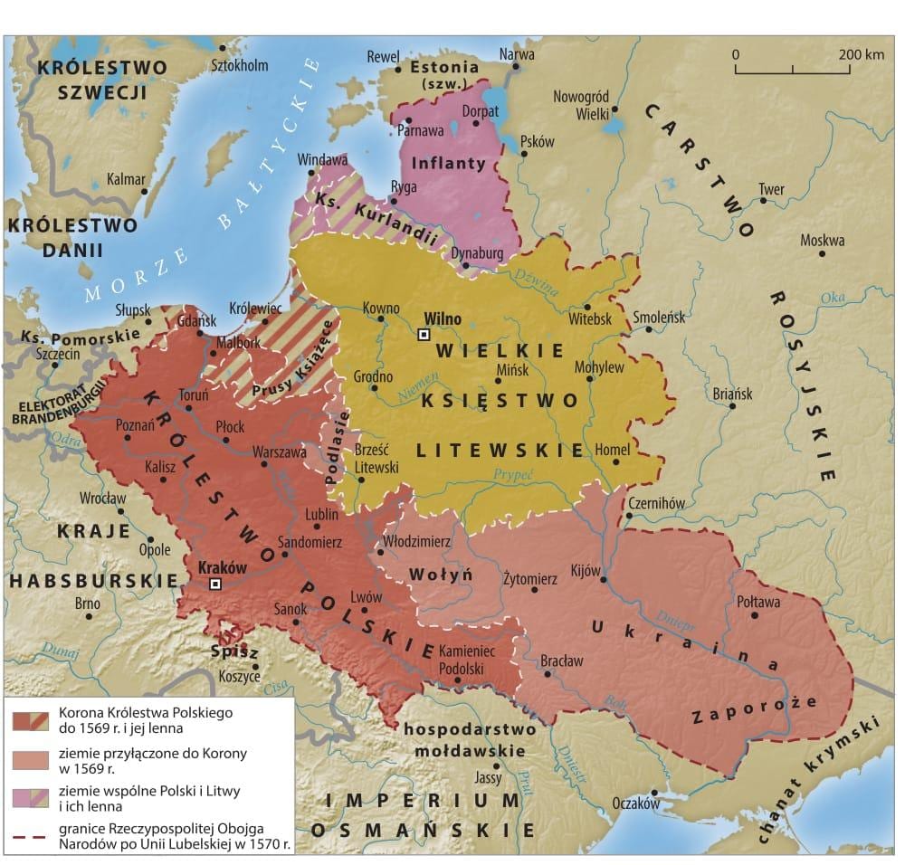 地図のグラン公国小リトアニア